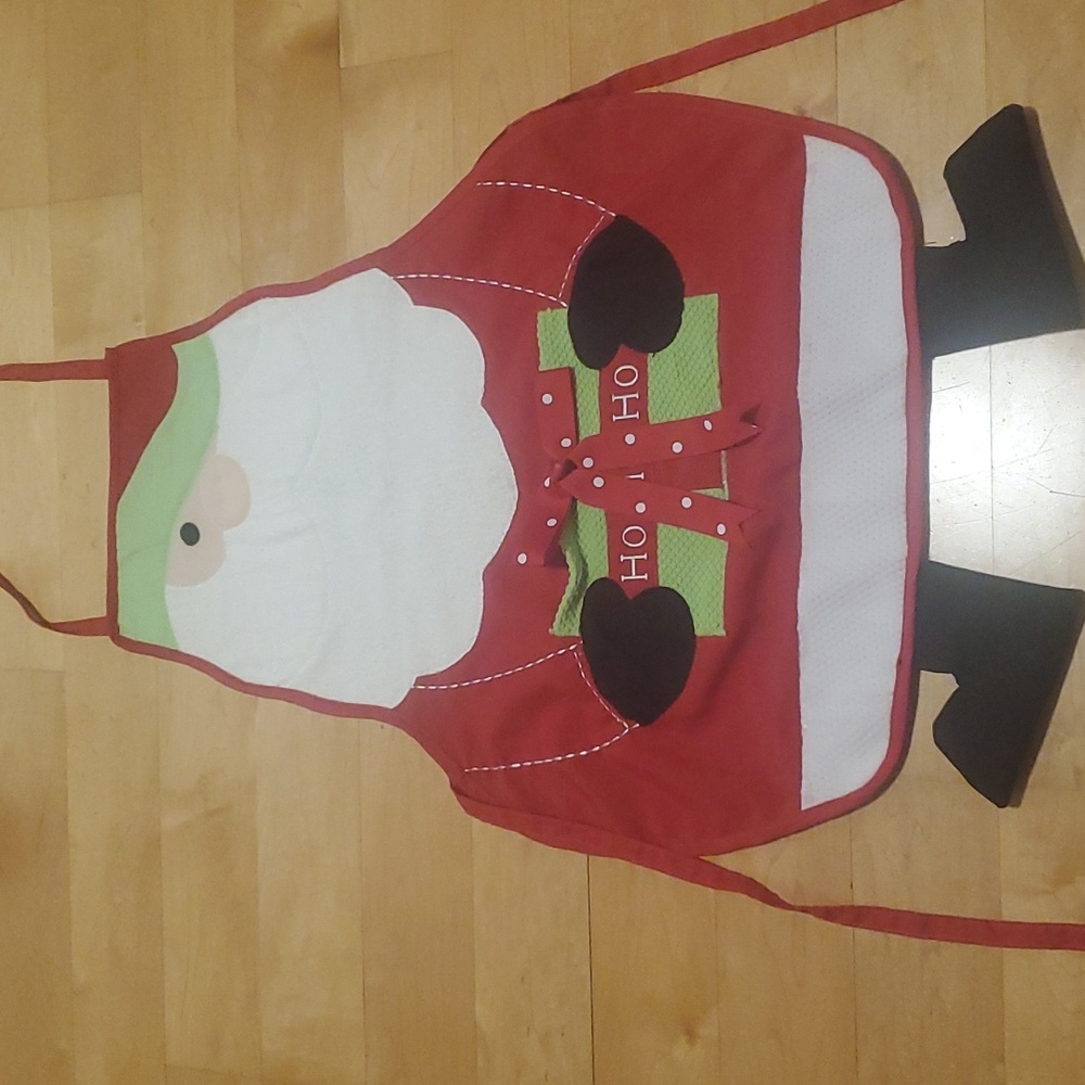 NWOT Santa Holiday Apron